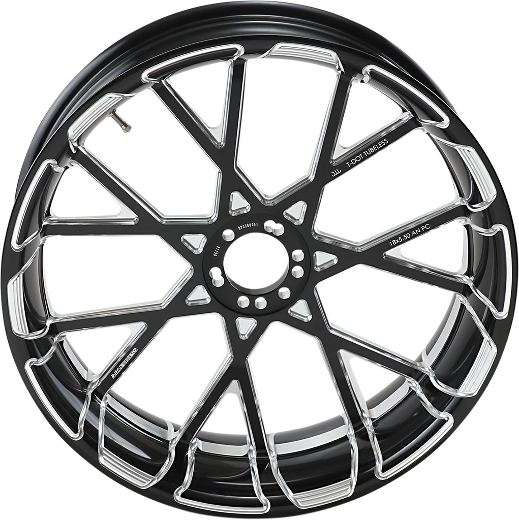 Arlen Ness Rim - Procross - Rear - Black - 18x5.5 71-502 - Main Product View