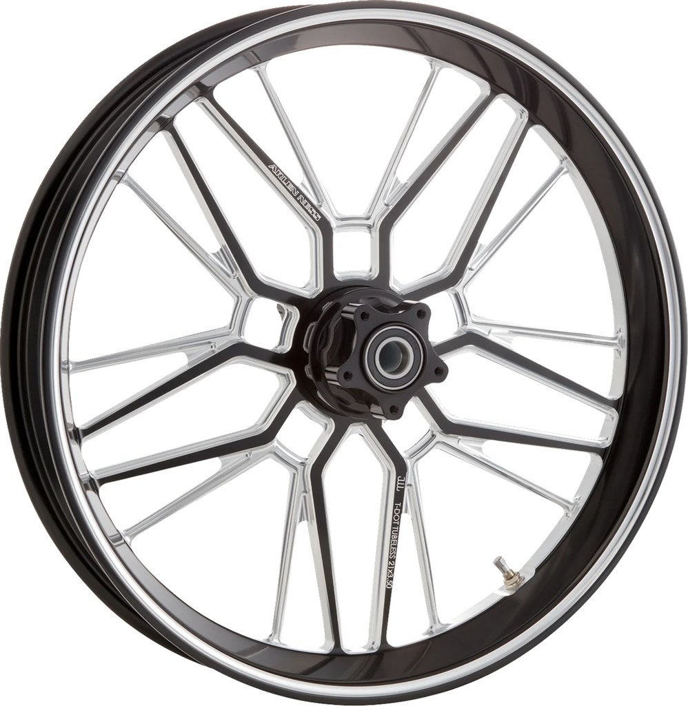 Arlen Ness Rim - Split-Spoke - Black/Contrast Cut - 19x3.25 - Main Product View