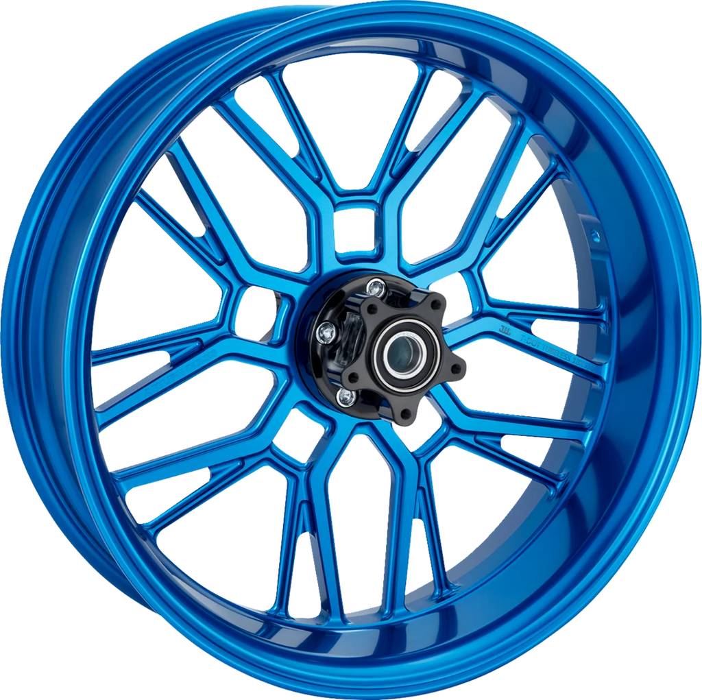 Arlen Ness Rim - Split-Spoke - Blue - 18x5.5 - Main Product View