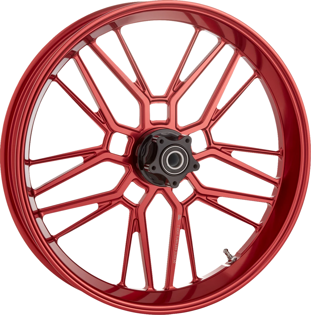 Arlen Ness Rim - Split-Spoke - Red - 19x3.25 - Main Product View