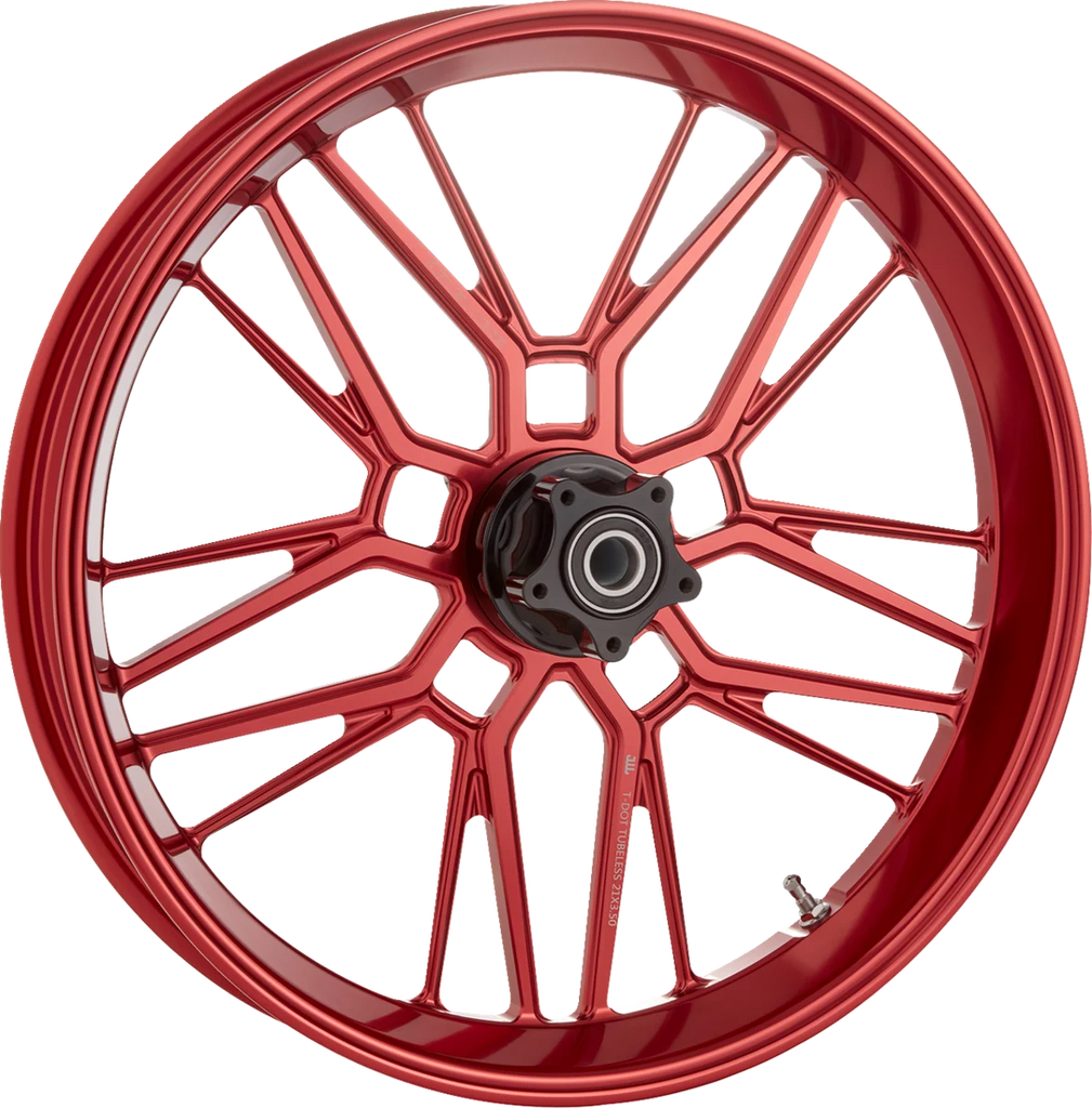 Arlen Ness Rim - Split-Spoke - Red - 21x3.5 - Main Product View