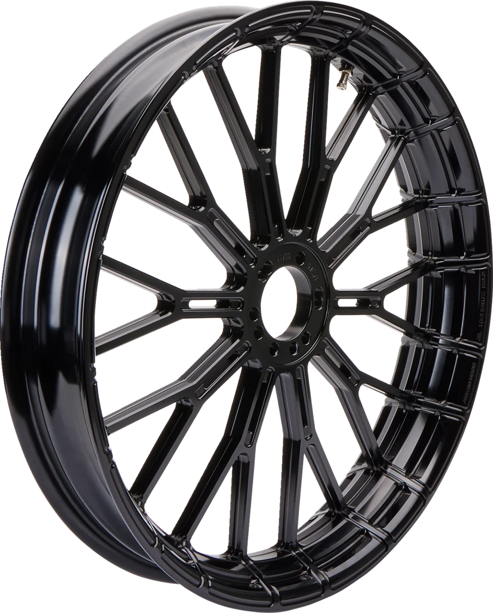 Arlen Ness Rim - Y-Spoke - Front - Black - 19x3.25 71-554 - Detail View