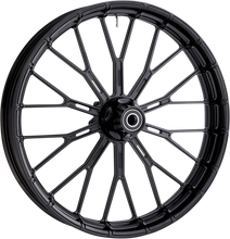 Load image into Gallery viewer, Arlen Ness Rim - Y-Spoke - Front - Black - 21x5.5 - Side View