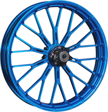 Load image into Gallery viewer, Arlen Ness Rim - Y-Spoke - Front - Blue - 21x3.5 71-545 - Main Product View
