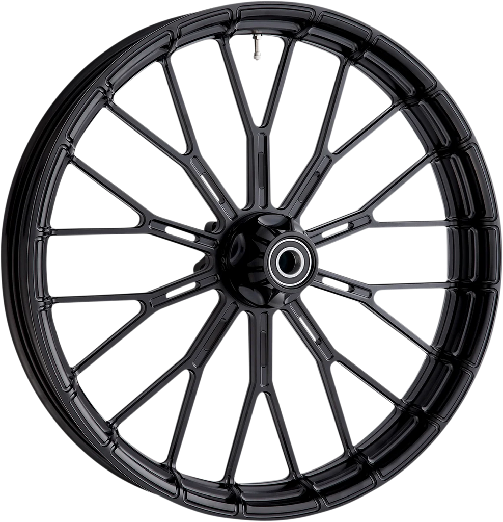Arlen Ness Rim - Y-Spoke - Front - Blue - 21x5.5 - Side View