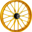 Load image into Gallery viewer, Arlen Ness Rim - Y-Spoke - Front - Gold - 21x5.5 - Main Product View