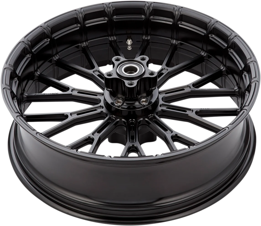Arlen Ness Rim - Y-Spoke - Rear - Black - 18x5.5 71-540 - Back View