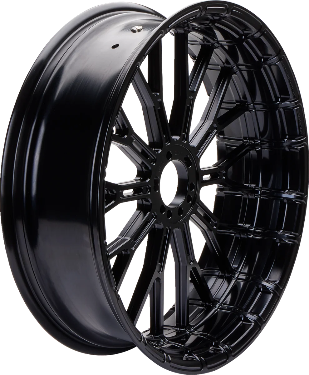 Arlen Ness Rim - Y-Spoke - Rear - Black - 18x5.5 71-540 - Installation View