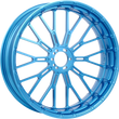 Load image into Gallery viewer, Arlen Ness Rim - Y-Spoke - Rear - Blue - 18x5.5 71-544 - Back View