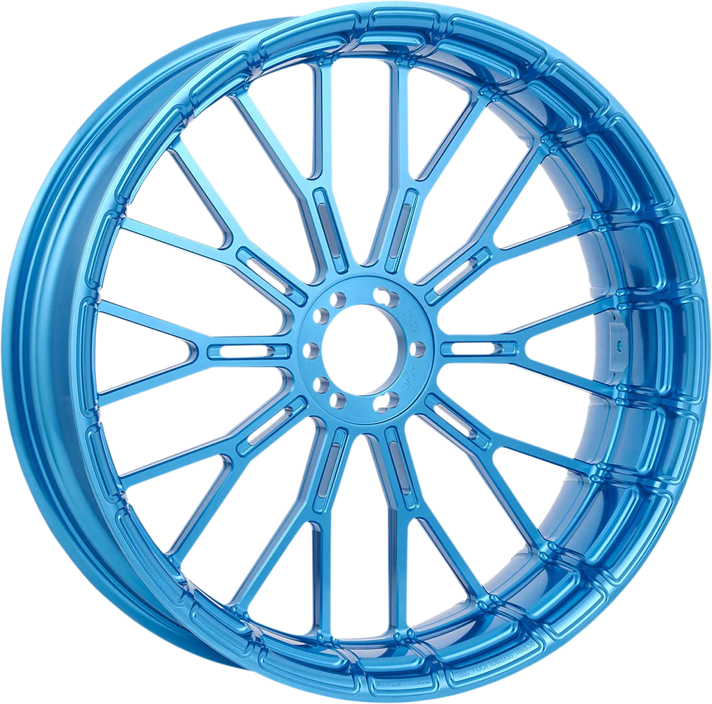 Arlen Ness Rim - Y-Spoke - Rear - Blue - 18x5.5 71-544 - Back View