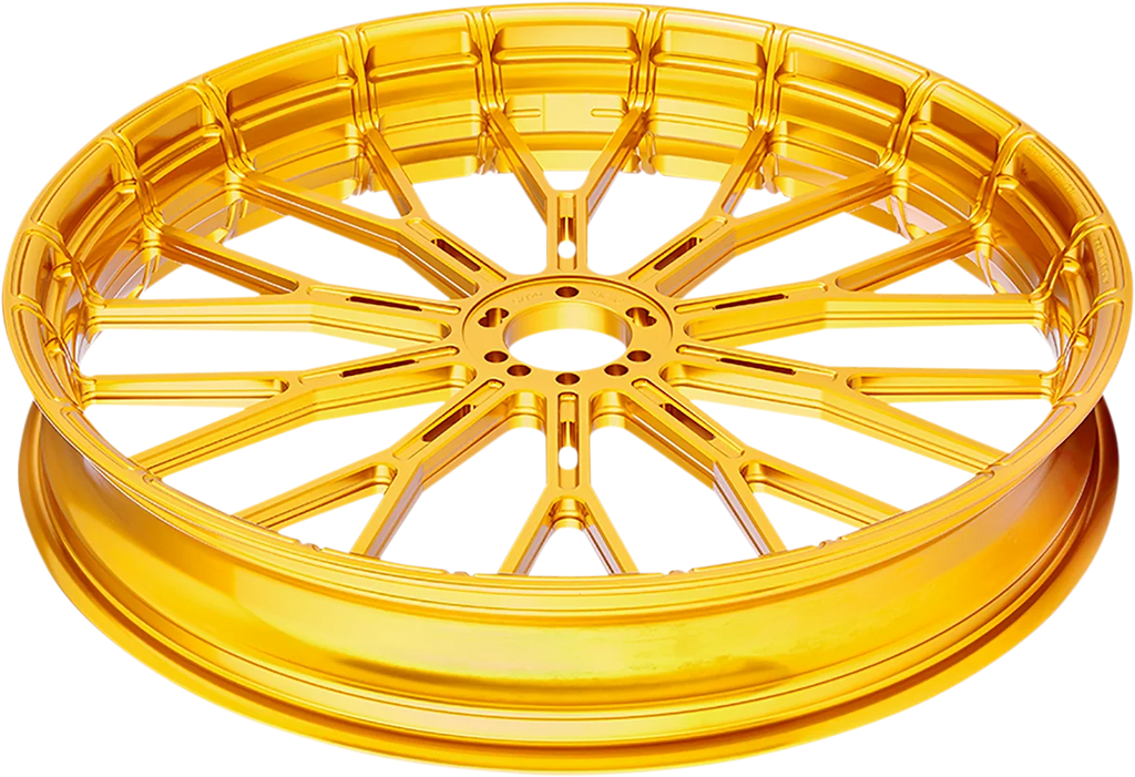 Arlen Ness Rim - Y-Spoke - Rear - Gold - 18x5.5 71-546 - Back View