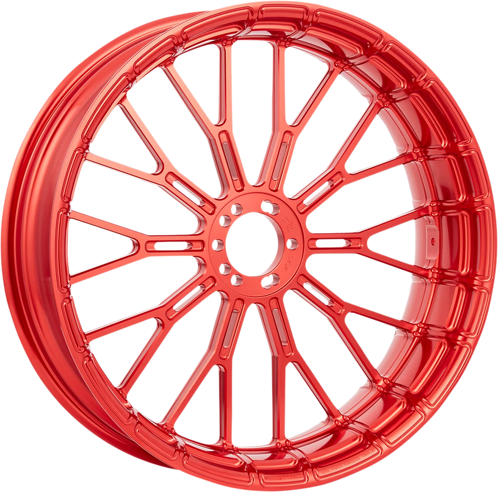 Arlen Ness Rim - Y-Spoke - Rear - Red - 18x5.5 71-548 - Side View