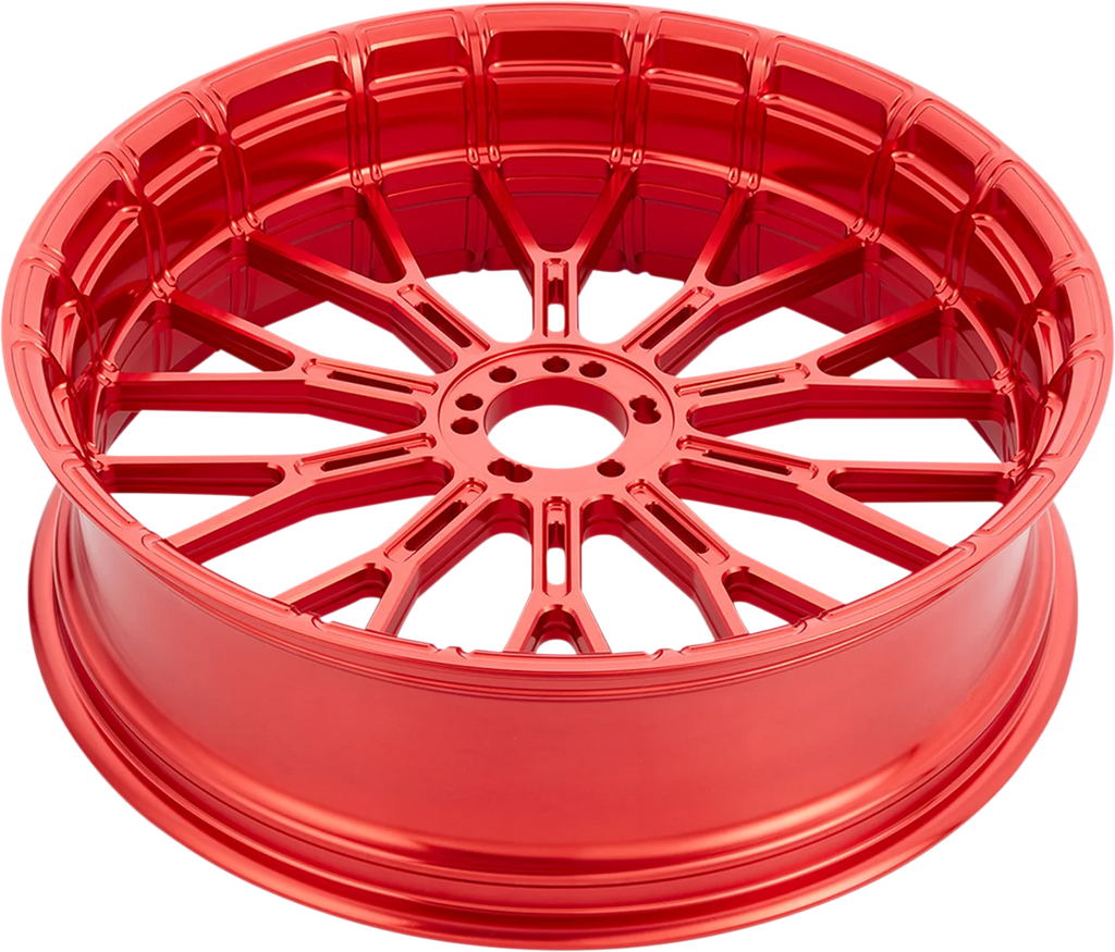 Arlen Ness Rim - Y-Spoke - Rear - Red - 18x5.5 71-548 - Back View