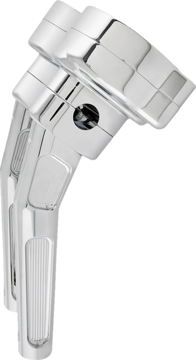 Arlen Ness Risers - Method - Kickback - 10" - Chrome 520-033 - Back View