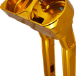 Load image into Gallery viewer, Arlen Ness Risers - Method - Kickback - 10" - Gold 520-046 - Side View