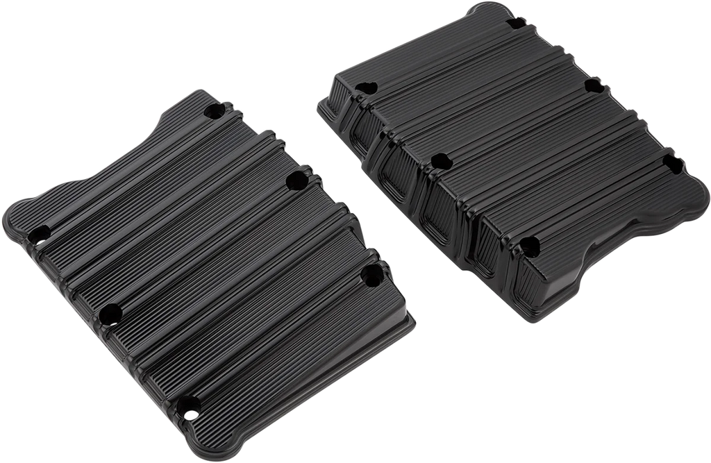 Arlen Ness Rocker Box Covers - 10 Gauge - Black 18-256 - Main Product View