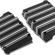 Load image into Gallery viewer, Arlen Ness Rocker Box Covers - 10 Gauge - Black 18-263 - Detail View