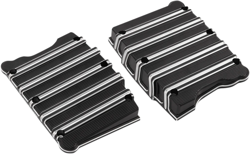 Arlen Ness Rocker Box Covers - 10 Gauge - Chrome 18-262 - Side View
