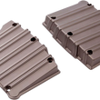 Load image into Gallery viewer, Arlen Ness Rocker Box Covers - 10 Gauge - Titanium 18-257 - Main Product View