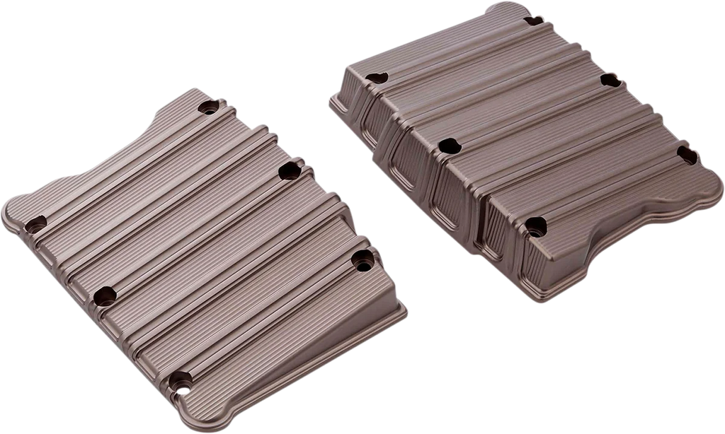 Arlen Ness Rocker Box Covers - 10 Gauge - Titanium 18-257 - Main Product View