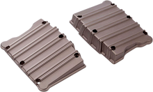 Load image into Gallery viewer, Arlen Ness Rocker Box Covers - 10 Gauge - Titanium 18-257 - Main Product View