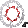 Load image into Gallery viewer, Arlen Ness Rotor 14" - Front Left - Red 300-003 - Main Product View