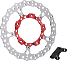 Load image into Gallery viewer, Arlen Ness Rotor 14" - Front Left - Red 300-003 - Main Product View