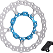Load image into Gallery viewer, Arlen Ness Rotor 14" - Front Right - Blue 300-005 - Main Product View