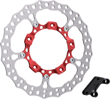 Load image into Gallery viewer, Arlen Ness Rotor 14" - Front Right - Red 300-007 - Main Product View