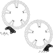Load image into Gallery viewer, Arlen Ness Rotor Kit - Jagged - Left and Right Front - 15" - Main Product View