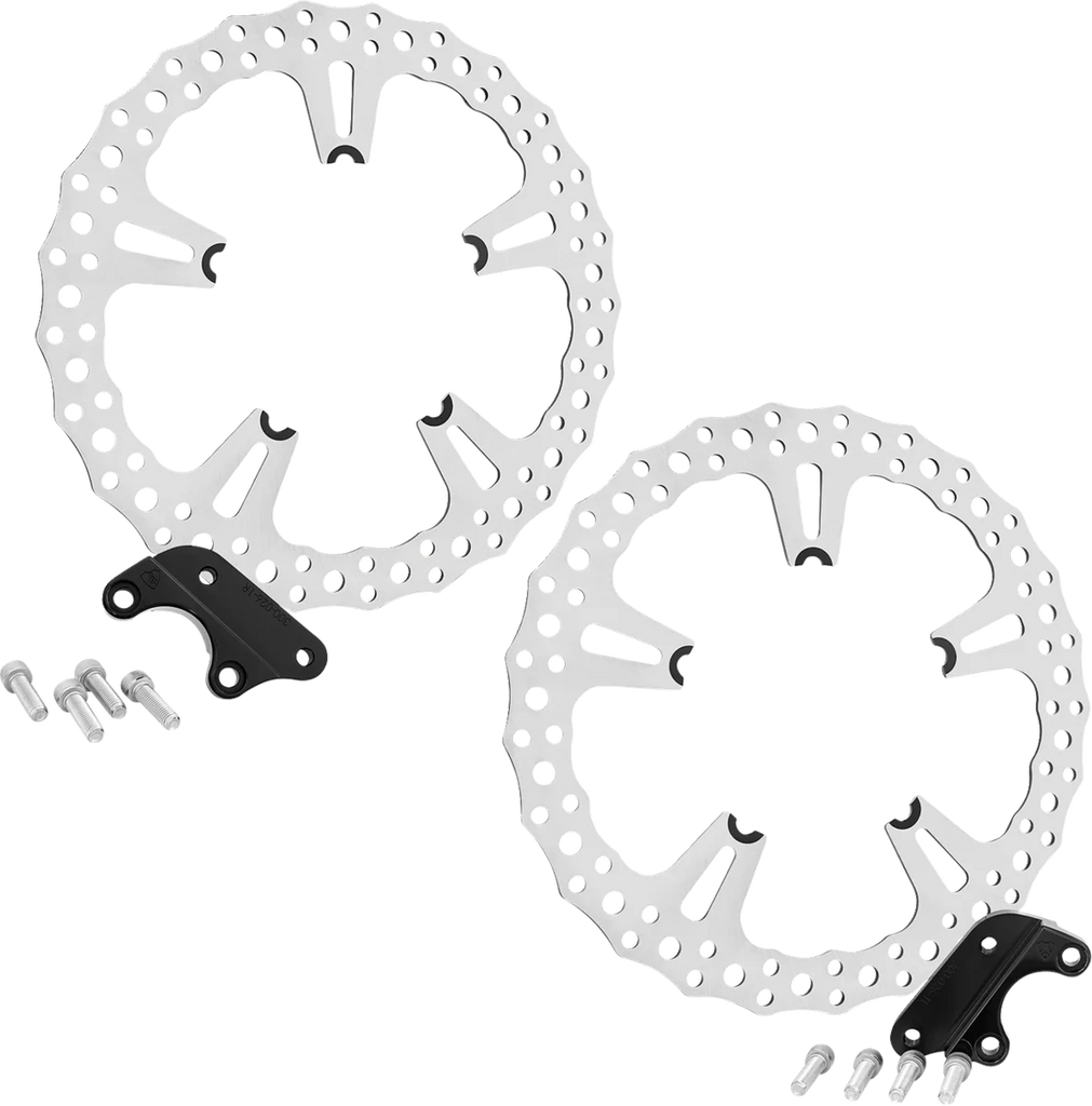 Arlen Ness Rotor Kit - Jagged - Left and Right Front - 15" - Main Product View