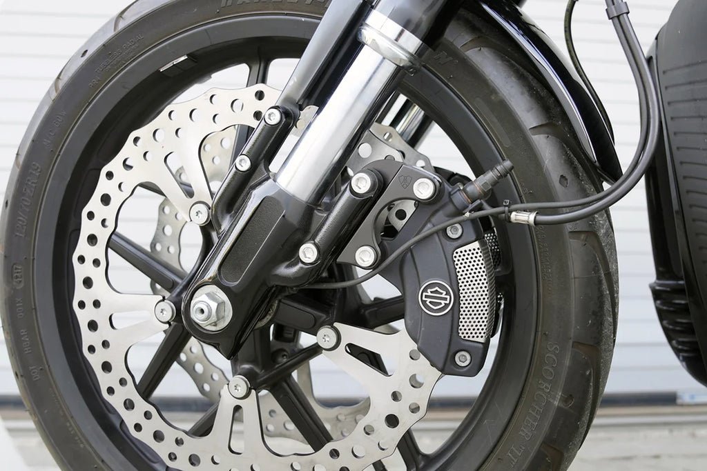Arlen Ness Rotor Kit - Jagged - Left and Right Front - 15" - Side View