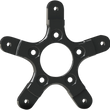 Load image into Gallery viewer, Arlen Ness Rotor Mount - Ness Wheel - Black 33-102 - Main Product View
