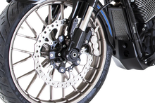 Load image into Gallery viewer, Arlen Ness Rotor Mount - Ness Wheel - Black 33-102 - Side View