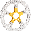 Load image into Gallery viewer, Arlen Ness Rotor Mount - Ness Wheel - Gold 33-105 - Side View