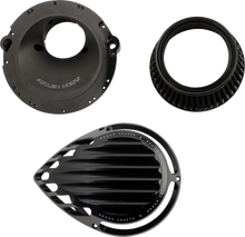 Load image into Gallery viewer, Arlen Ness Rough Craft Air Cleaner Kit - All Black - Main Product View