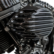 Load image into Gallery viewer, Arlen Ness Rough Craft Air Cleaner Kit - All Black - Side View