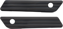 Load image into Gallery viewer, Arlen Ness Saddlebag Latch Covers - Black 03-603 - Main Product View