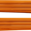 Load image into Gallery viewer, Arlen Ness Saddlebag Latch Covers - Orange 03-610 - Main Product View