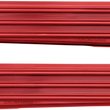 Load image into Gallery viewer, Arlen Ness Saddlebag Latch Covers - Red 03-616 - Main Product View