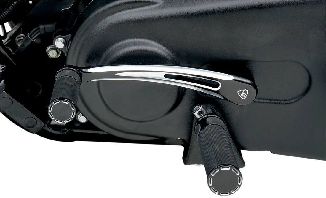 Arlen Ness Shift Lever - Deep Cut - Black Anodized 19-759 - Detail View