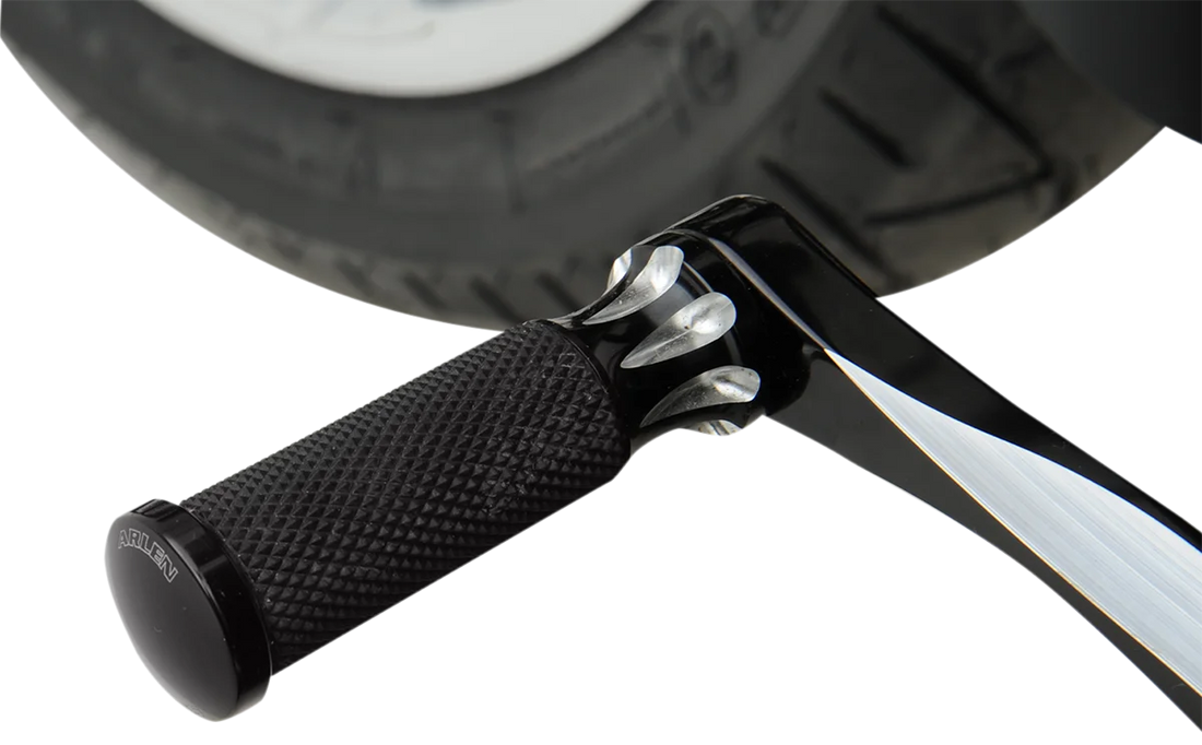 Arlen Ness Shift Peg - Deep Cut - Black 07-919 - Side View