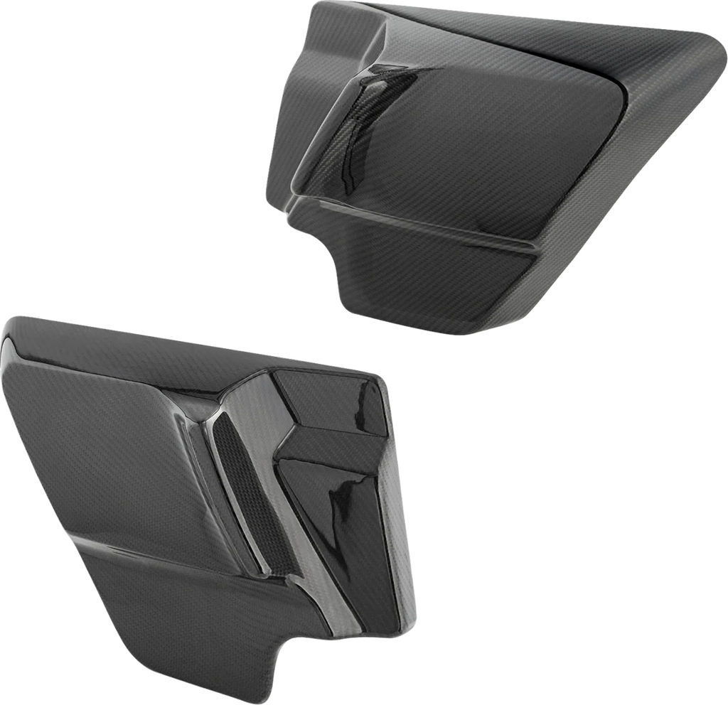 Arlen Ness Side Covers - Carbon Fiber - 210-201 fits 2009-2023 Harley-Davidson FLTRX / FLHX - Main Product View