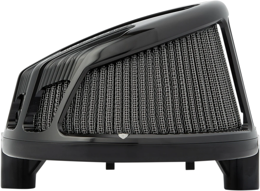 Arlen Ness Sidekick Air Cleaner Kit - Black 81-302 - Side View