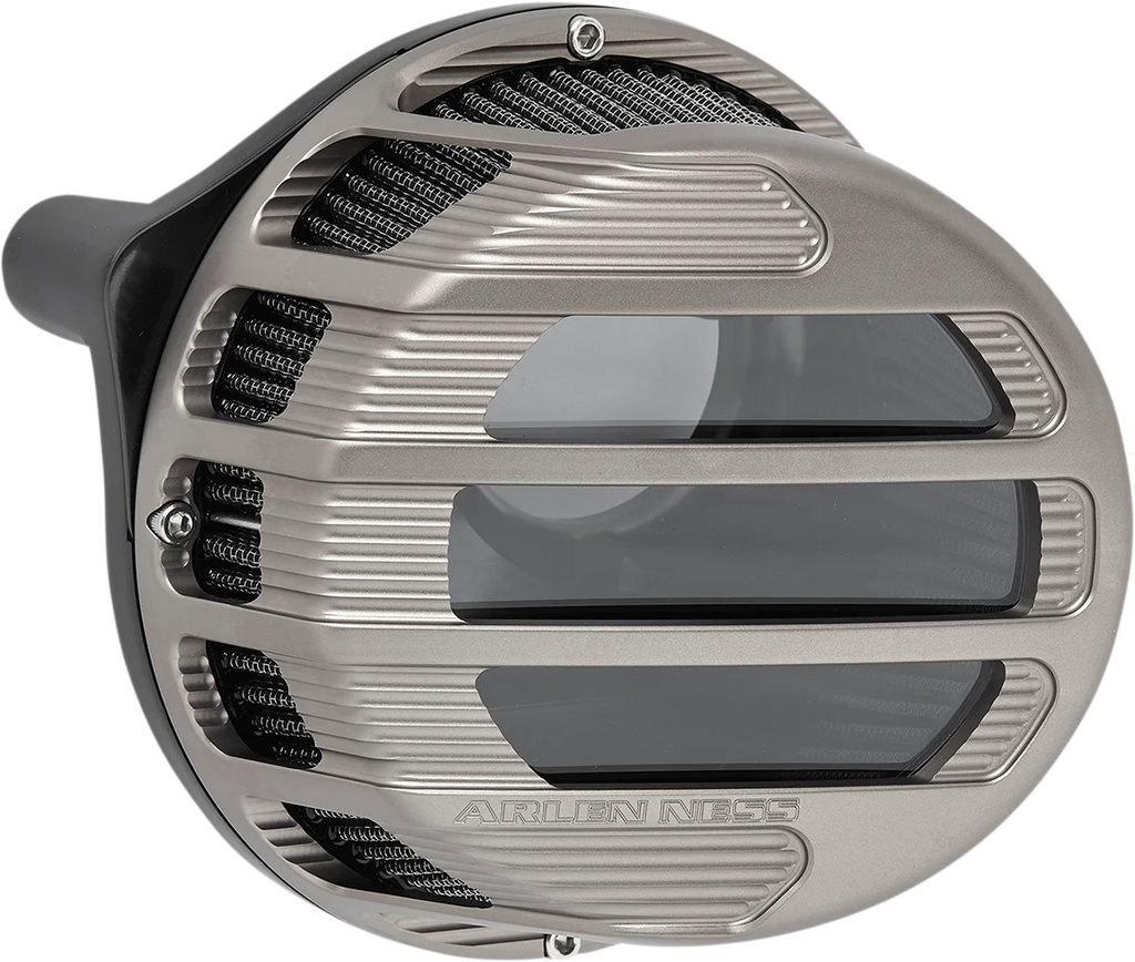 Arlen Ness Sidekick Air Cleaner Kit - Titanium 81-308 - Main Product View