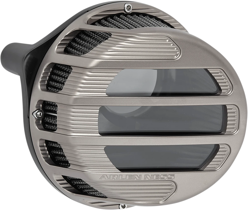 Arlen Ness Sidekick Air Cleaner Kit - Titanium 81-314 - Main Product View