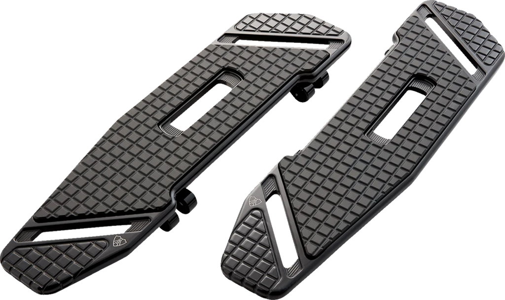 Arlen Ness SpeedLiner Floorboards - Driver - Black 410-020 - Detail View