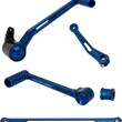 Load image into Gallery viewer, Arlen Ness SpeedLiner Foot Control Kit - Solo - Blue 420-134 - Main Product View