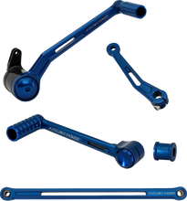 Load image into Gallery viewer, Arlen Ness SpeedLiner Foot Control Kit - Solo - Blue 420-134 - Main Product View