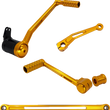 Load image into Gallery viewer, Arlen Ness SpeedLiner Foot Control Kit - Solo - Gold 420-104 - Main Product View
